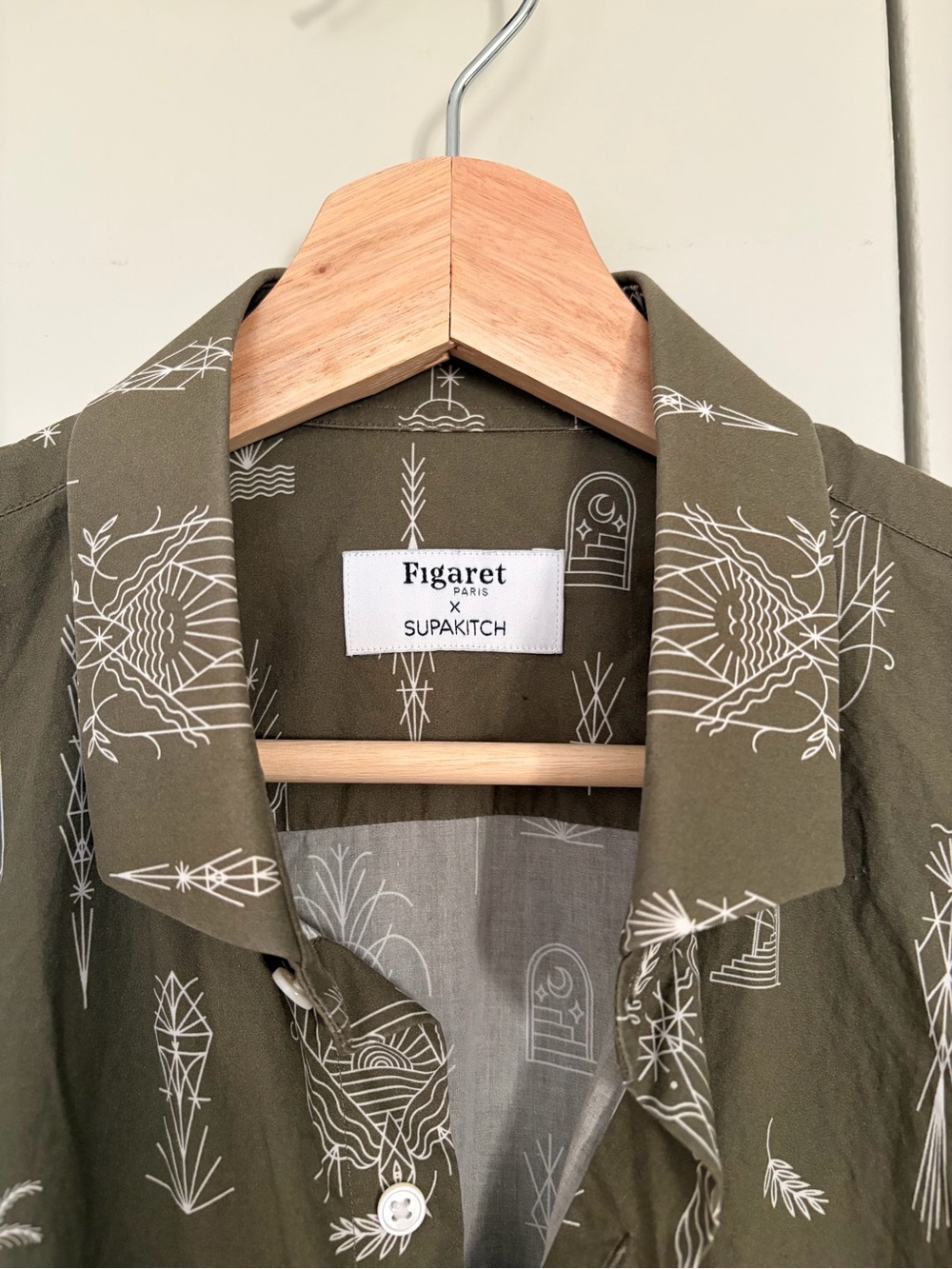 Figaret Paris x Supakitch Printed Men’s Button-Up Shirt